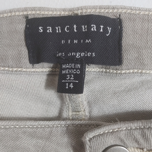 NWOT Sanctuary Social Ankle Skinny Jean Gray 32 - Picture 5 of 6